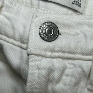 Abercrombie & Fitch Jeans The Ankle Straight Ultra High Rise White Denim 26 2 S thumbnail 7