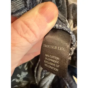 White House Black Market Noir‎ Low Rise Flare Jeans Y2K Blue Denim Size 6R thumbnail 7