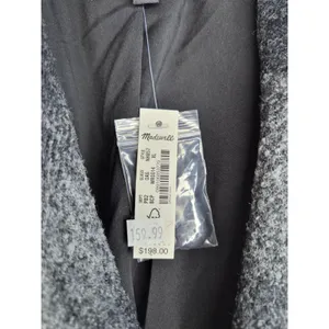 NWT Madewell Oversized Dorset Blazer Jacket Buffalo Check Plaid Boiled Wool XL thumbnail 6