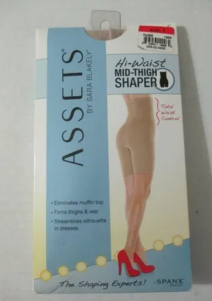 SPANX Shaper High Waist Mid Thigh in Nude thumbnail 1
