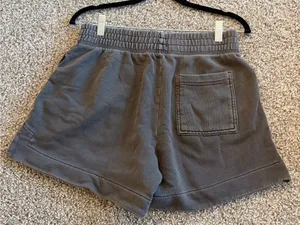 aerie Olive Gray Athletic Lounge Shorts thumbnail 3