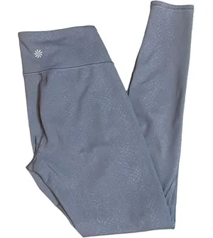 Athleta Gray‎ Workout Yoga Leggings Size Small 27" Tight thumbnail 1