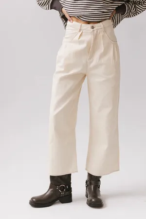 Bohme Pants Wide-Leg Ivory thumbnail 2