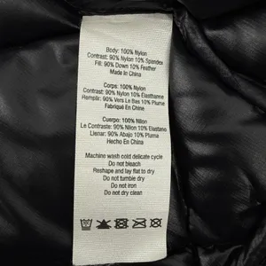 Alo Yoga Idol Bomber Workout Jacket‎ Black Down Filled Puffer Small EUC thumbnail 9