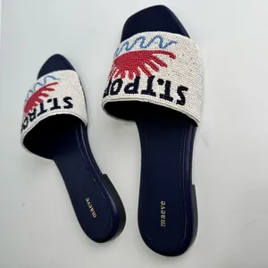 NWT Anthropologie Maeve Fiona Beaded Slide Sandals Size 37 thumbnail 7