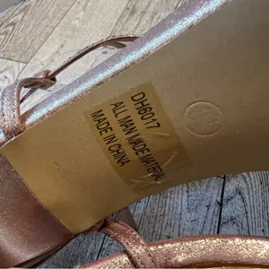 Italina Rose Gold Slingback Heels Lace Size 8.5M Elegant Party formal thumbnail 9
