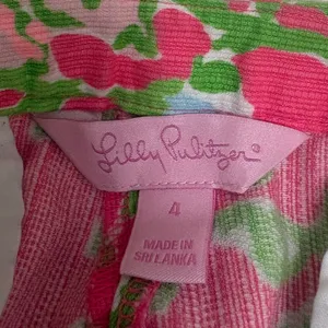 Lilly Pulitzer Adie Shorts 4 Flamingo‎ Pink Southern Charm Resort Beach Preppy thumbnail 5