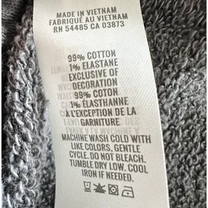 Aerie Easy Street Sweatshirt XS Gray Oversized Slouchy Tunic Tassel Coastal Boho thumbnail 12