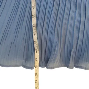 Lulus Amalfi Coast Light Blue Pleated Flutter Sleeve Mini Dress XL Coquette thumbnail 12
