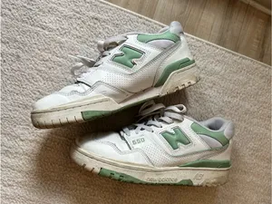 New Balance 550 White Green Sneakers Men’s 6.5 Women’s 8 thumbnail 3