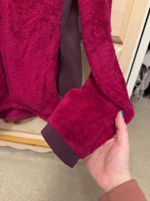 Fuchsia North Face Fleece Jacket thumbnail 3