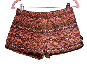 Patagonia Barely Baggies Mangrove‎ Tiki Henna Brown 2 1/2" Women’s Size Small thumbnail 1