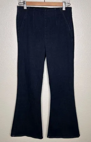Veronica Beard Crosbie Wide Straight Leg Crop High Rise jeans medium thumbnail 1