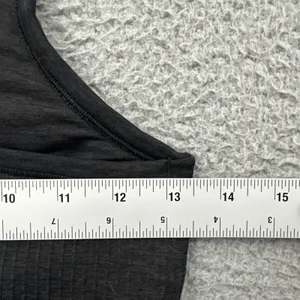 Lululemon Ebb To Street Racerback Crop Tank Black Athletic Athleisure Women's 6 thumbnail 6