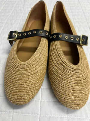 Madewell The Remy Mary Jane Flat in Natural Multi Size 8.5 thumbnail 8