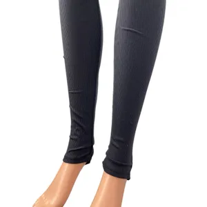 Alo Womens Black Sports Athletic Activewear Thigh High Compression Stockings M/L thumbnail 6