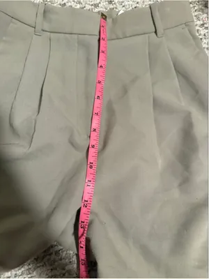 Abercrombie & Fitch Tan Sloane Tailored Wide Leg Trouser Pants Size 29 8R thumbnail 8