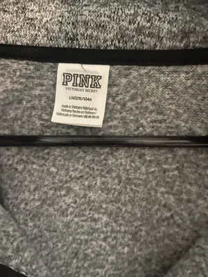 Victoria's Secret PINK Quarter-Zip Pullover Grey thumbnail 6