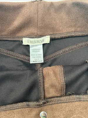 Brown Women's Suede-Look High-Waist Shorts thumbnail 7