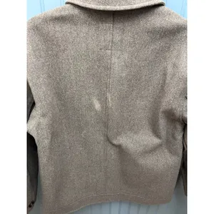BAGATELLE COLLECTION Women‎ Utility Jacket L Brown Wool Blend Pockets Button thumbnail 4