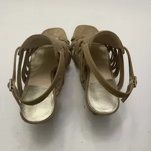 Alex Marie Angelee Strappy Soft Gold Heels Sandals Size‎ 8 NEW Holiday Party thumbnail 9