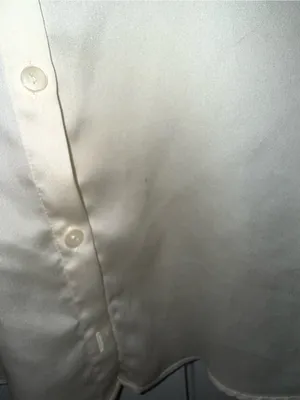 Abercrombie & Fitch Cream Button-Front Top thumbnail 3