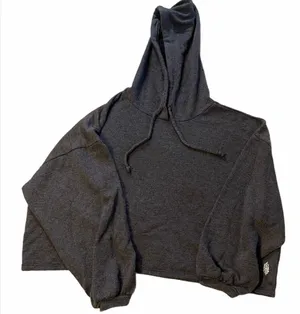 Free People Movement Work It Out Gray Hoodie NWT thumbnail 1