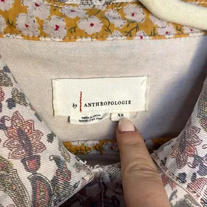 Anthropologie Paisley Utility Jumpsuit XS thumbnail 8