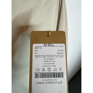 OGLmove Lyocell Blend Volume Midi Skirt Fog Beige Size XL New With Tags thumbnail 5