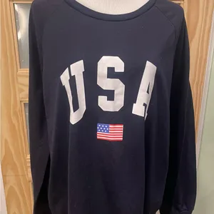 USA Sweatshirt Size XL Blue thumbnail 1