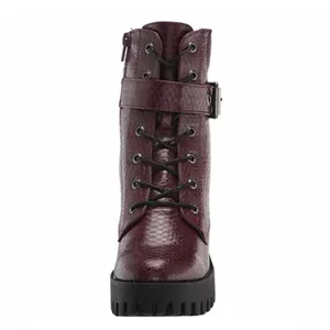 Madden Girl Women's Coco Fashion Boot size 7.5 burgundy thumbnail 5