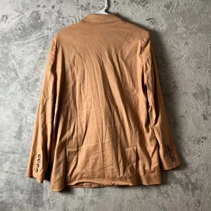 Maeve‎ Anthropologie Oversized Double Breasted Blazer Jacket Size 8 Linen Blend thumbnail 5