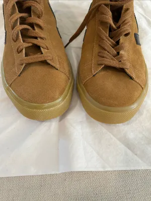 VEJO MINOTAUR SUEDE SNEAKER CAMEL BLACK, Unisex W10/8, NWOT Display thumbnail 8