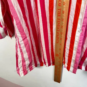Beach Riot Alexa Cover Up Shirt‎ Sunset Stripe Long Sleeve Button Up Top S/M thumbnail 5
