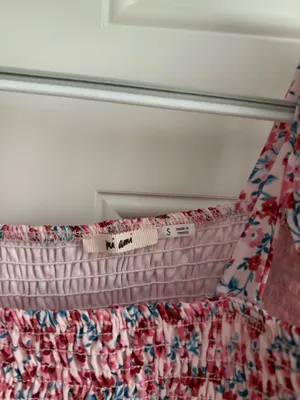 Francesca’s Mi Ami Pink Floral Dress thumbnail 3