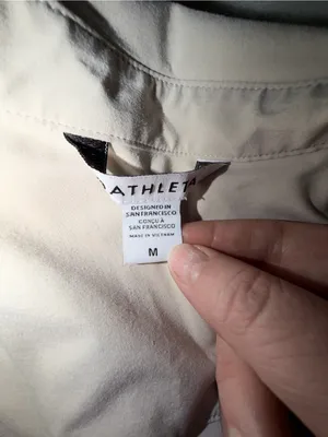 Light Beige Women's Button-Up Shirt thumbnail 2