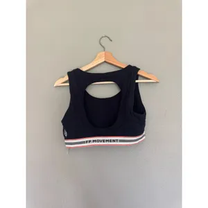 FREE PEOPLE Movement Never Better Ringer Logo Bra Size Medium thumbnail 4
