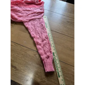 LulaRoe Women Size Small Button‎ Down Cardigan Sweater V Neck Pink Knit Acrylic thumbnail 9
