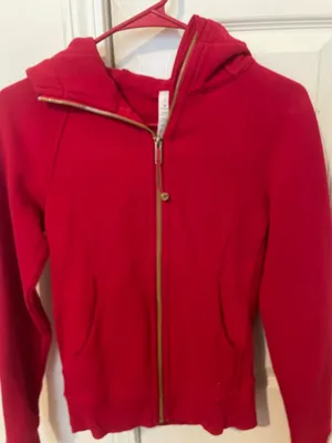Red Lululemon Full-Zip Jacket thumbnail 1