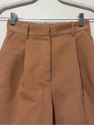 Abercrombie & Fitch Sloane Tailored Shorts Size XS Tan Brown thumbnail 4