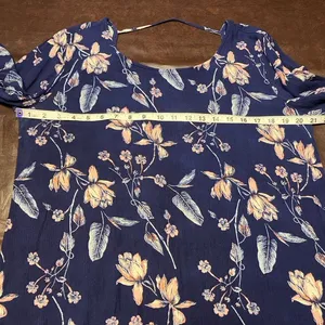 Billabong Heart strayed Floral Mini Dress Womens Medium Rayon Boho‎ Summer thumbnail 14