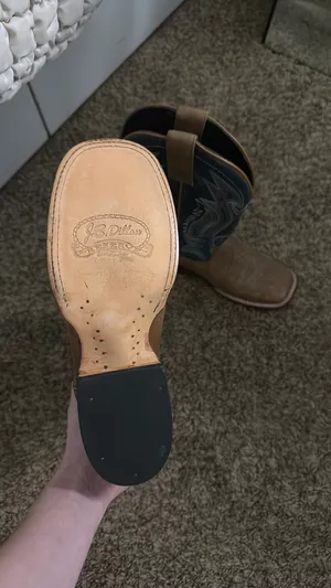 JB. Dillon Western Woman’s Boots Brown Size 6 thumbnail 3