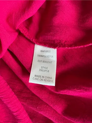 Max Studio Red Tiered Maxi Dress Size Small thumbnail 8