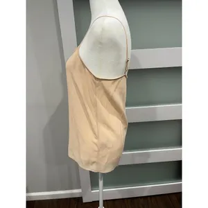 Equipment Femme Silk Camisole Top XS Neutral Beige Adjustable‎ Straps thumbnail 4