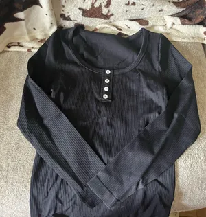 Long Sleeve Top Black thumbnail 1