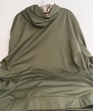 Buckhorn River Realtree Olive Green Men's Pullover Hoodie with Logo thumbnail 3