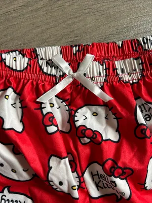 Hello Kitty Red and White Sleep Shorts thumbnail 3