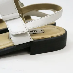 Vintage 90s Cabin Creek White Leather Sandals thumbnail 5