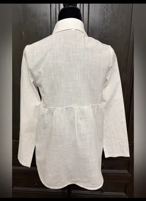 Button down Long sleeve White blouse thumbnail 2