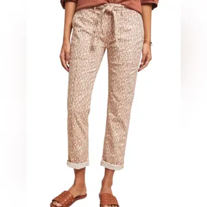Anthropologie mushroomcore Cheetah Leopard Animal Print Wanderer Pants 26 thumbnail 3